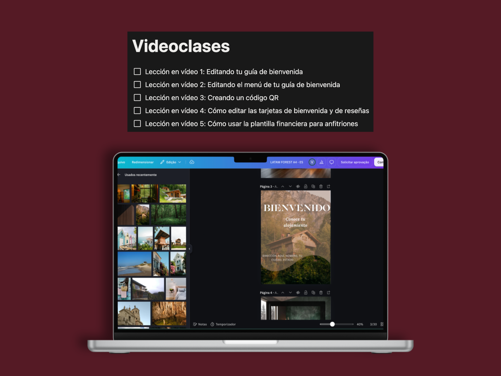 Tutoriales en vídeo paso a paso de Guestify